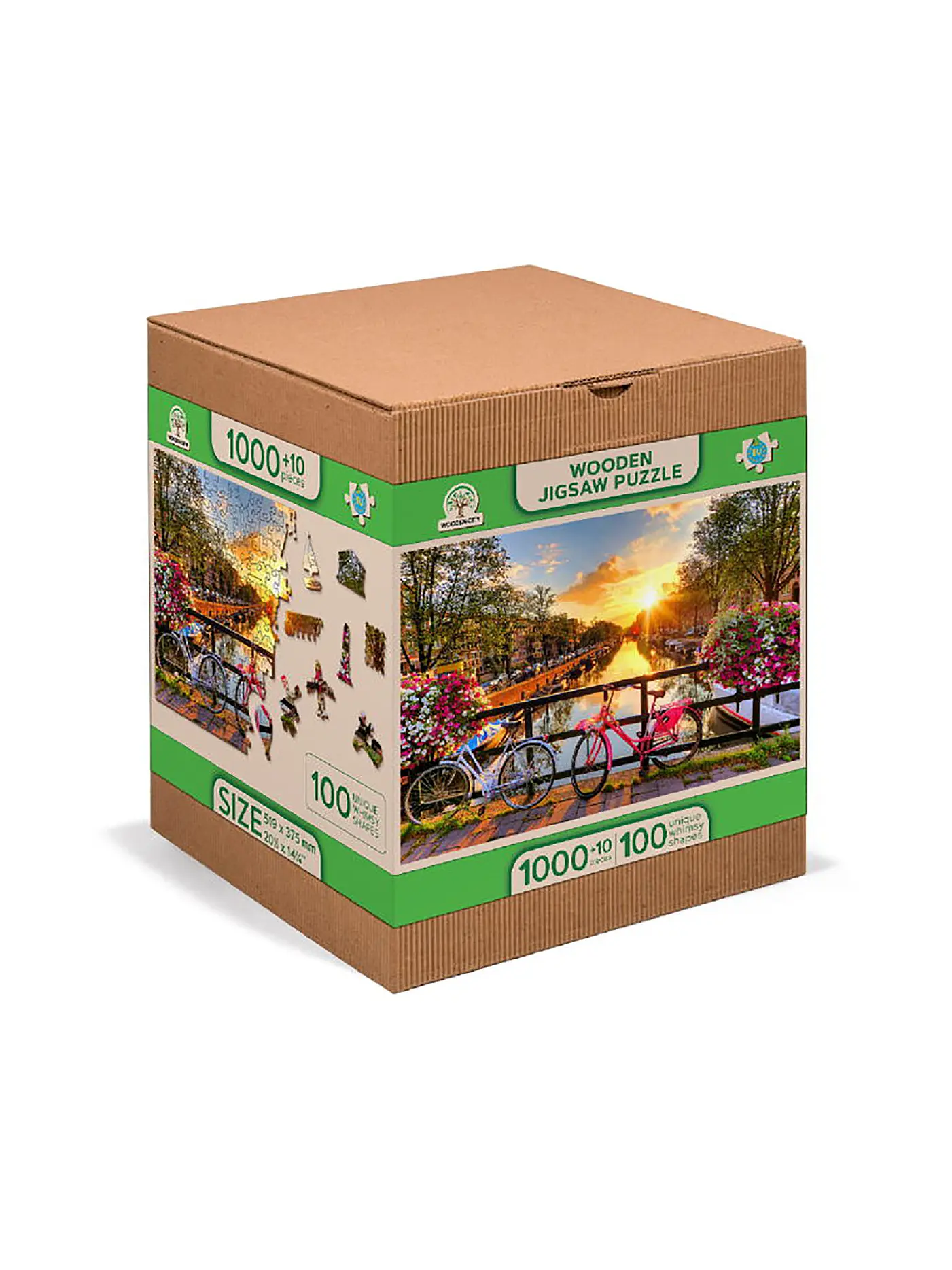 WOODEN CITY | Puzzle - Bicycles of Amsterdam XL 1010Teile | 